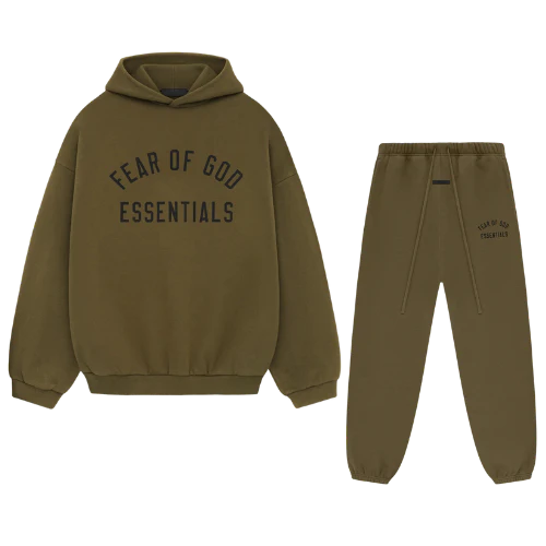 Fear of God Essentials FW24 Olive Full set