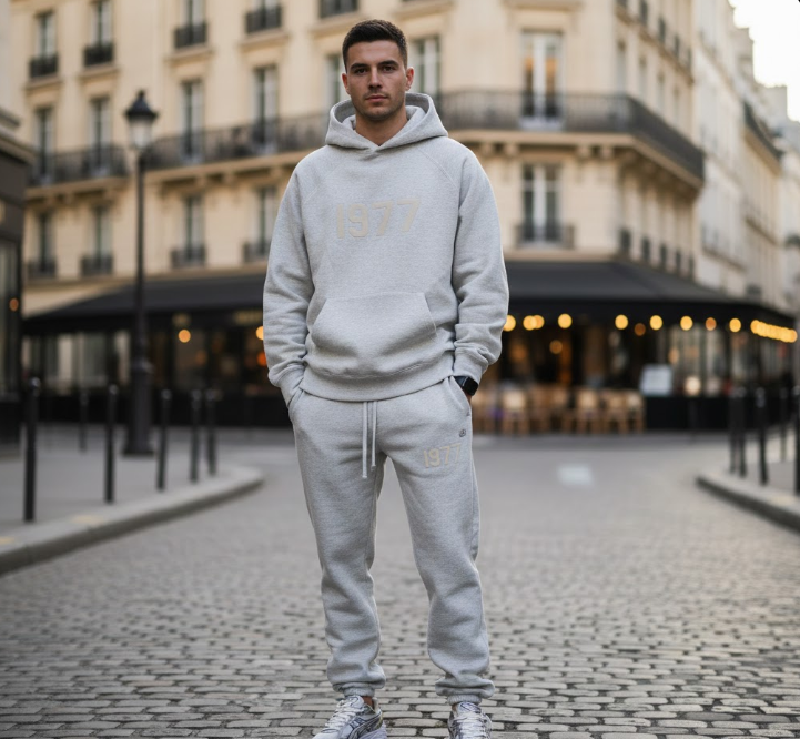 Essentials 1977 Light Oatmeal Hoodie