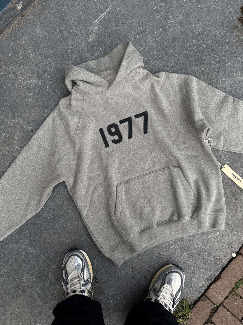 Essentials 1977 Dark Oatmeal Hoodie