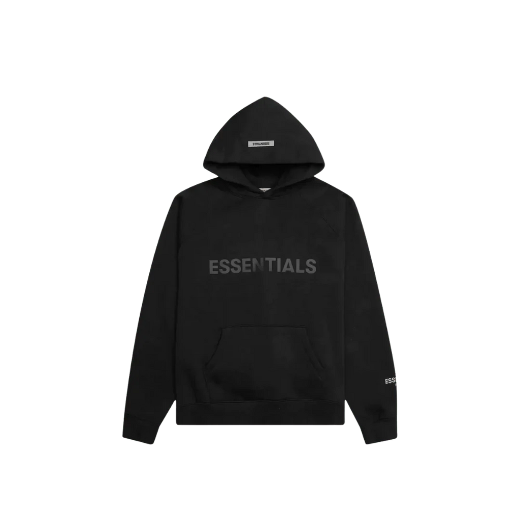 SS20 Essentials Hoodie Black