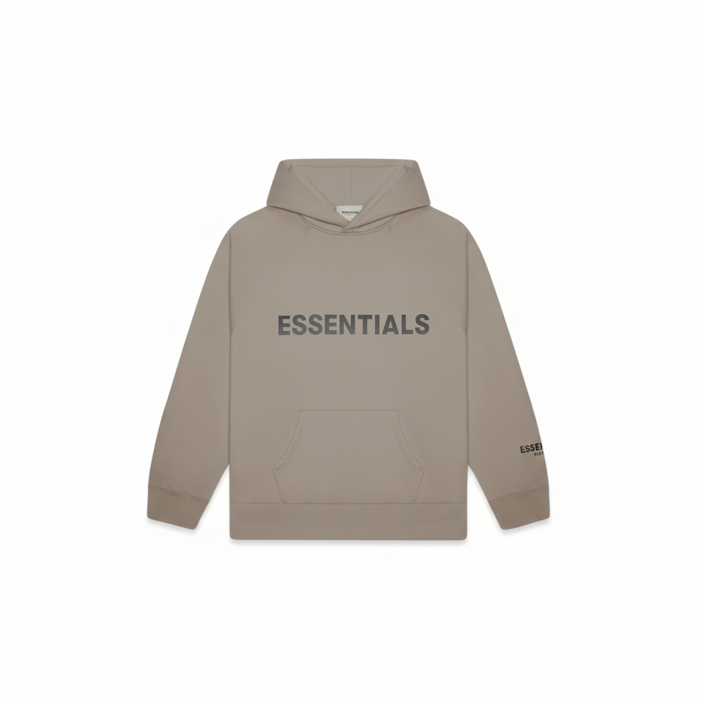 SS20 Essentials Hoodie Tan