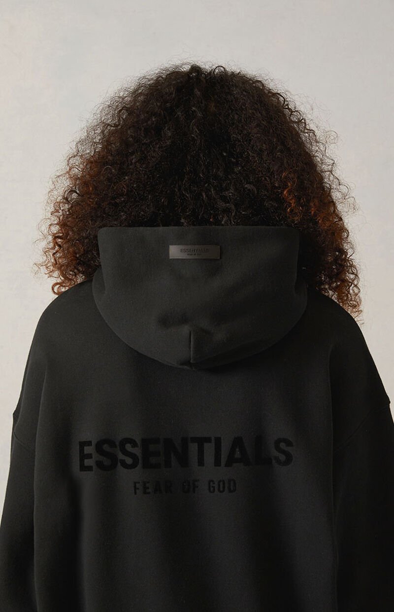 Essentials 22SS Hoodie Black