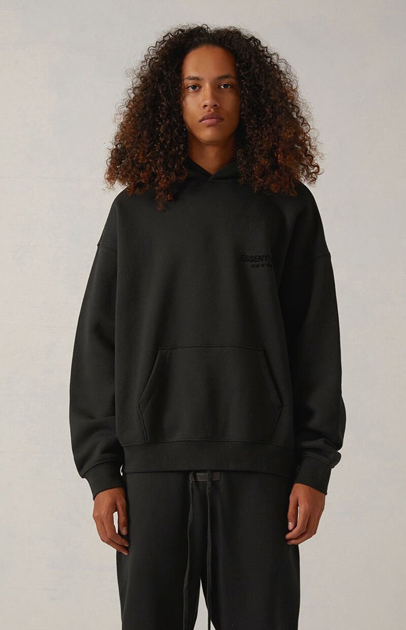 Essentials 22SS Hoodie Black