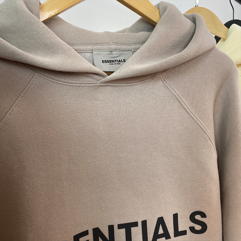 SS20 Essentials Hoodie Tan