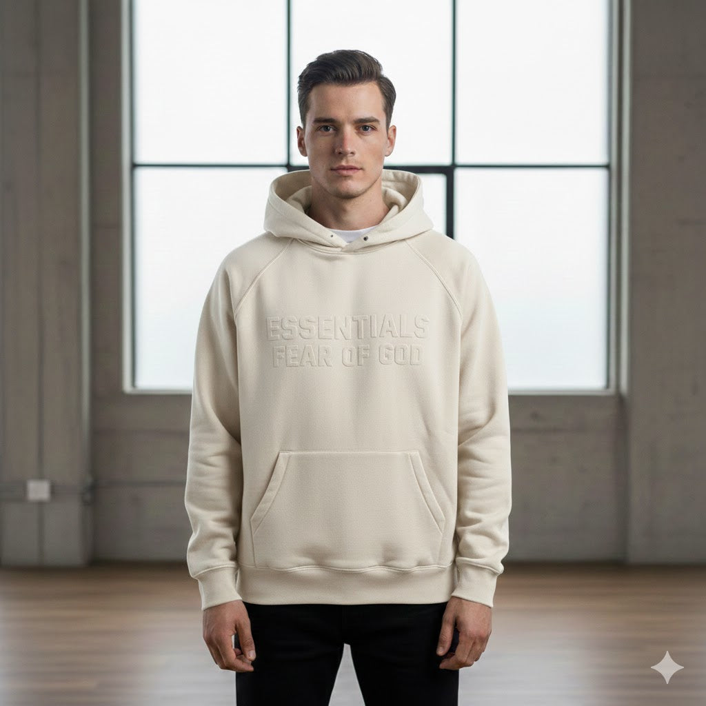 Essentials 22FW Hoodie Egg Shell